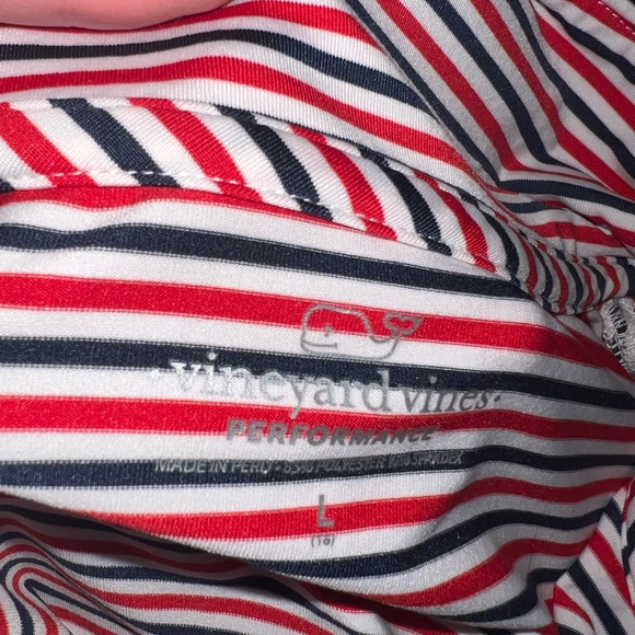 vineyard vines boys striped polo - Picture 2 of 2